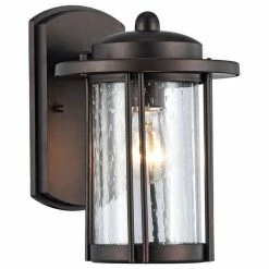 Discount ๐ CHLOE Lighting, Inc. DOLAN, Transitional 1 Light Rubbed Bronze Outdoor Wall Sconce, 11" Height ๐