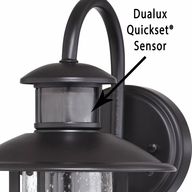 Coupon โ๏ธ Vaxcel Bar Harbor Bronze Motion Sensor Dusk To Dawn Outdoor Wall Light Coastal Glass ๐ฅ - Image 4