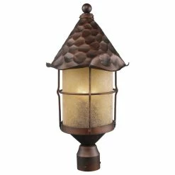 Promo ❤️ Bailey Street Home 3 Light Outdoor Post In Traditional Style - 26 Inches Tall And 12 Inches Wide 🤩