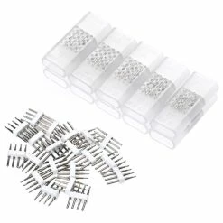 Best reviews of 🎉 Yescom 10 Pack Splice Connectors Pin Accessories For RGB Neon Rope Light LED St ⌛