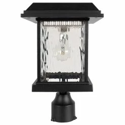 Best Pirce ๐ Gama Sonic 800012 Aspen Solar Powered 15" Tall 2700K LED Single - Black ๐