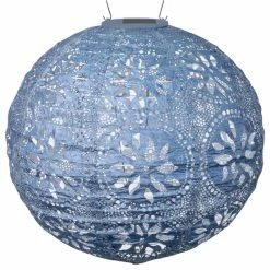 Best reviews of ๐ Allsop Home & Garden Soji Stella Boho Globe, Metallic Blue ๐