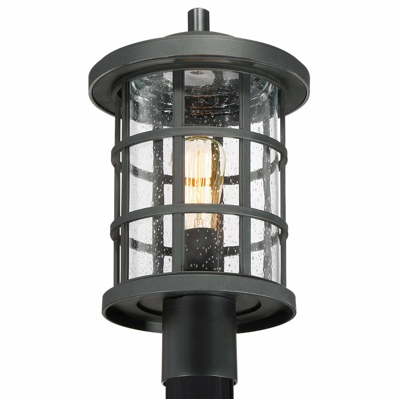 Discount ๐ Urban Ambiance Luxury Craftsman Black Outdoor Post Light, Medium, UQL1046, Vienna Collection โค๏ธ - Image 7