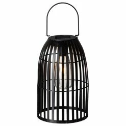 Deals 😀 Glitzhome 9.75 Metal Woven Black Solar Powered Outdoor Hanging Lantern 🎁
