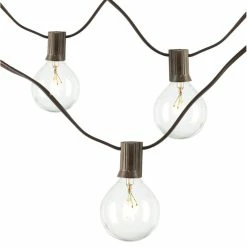 Best reviews of 👍 Gerson Company Set Of 2 20-ft Long Electric Patio Light Strings With 20 G40 Bulbs Each 👏