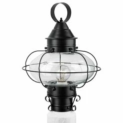 Best reviews of ๐ Norwell Lighting Cottage Onion Medium Post Light, Black ๐