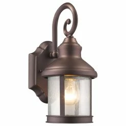 Best Sale โ CHLOE Lighting, Inc. Galahad 1-Light Rubbed Bronze Outdoor Wall Sconce 12" High โ๏ธ