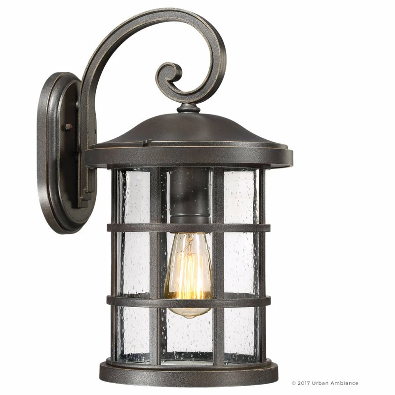 New ๐คฉ Urban Ambiance Luxury Craftsman Bronze Outdoor Wall Light, Medium, UQL1045, Vienna Collection ๐ - Image 8