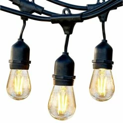 Top 10 ✨ Brightech Ambience Pro - Waterproof LED Outdoor String Lights - 1W Vintage, 48 F 👏