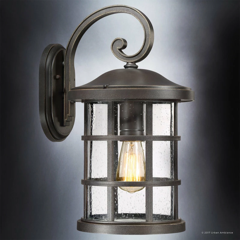 New ๐คฉ Urban Ambiance Luxury Craftsman Bronze Outdoor Wall Light, Medium, UQL1045, Vienna Collection ๐ - Image 3