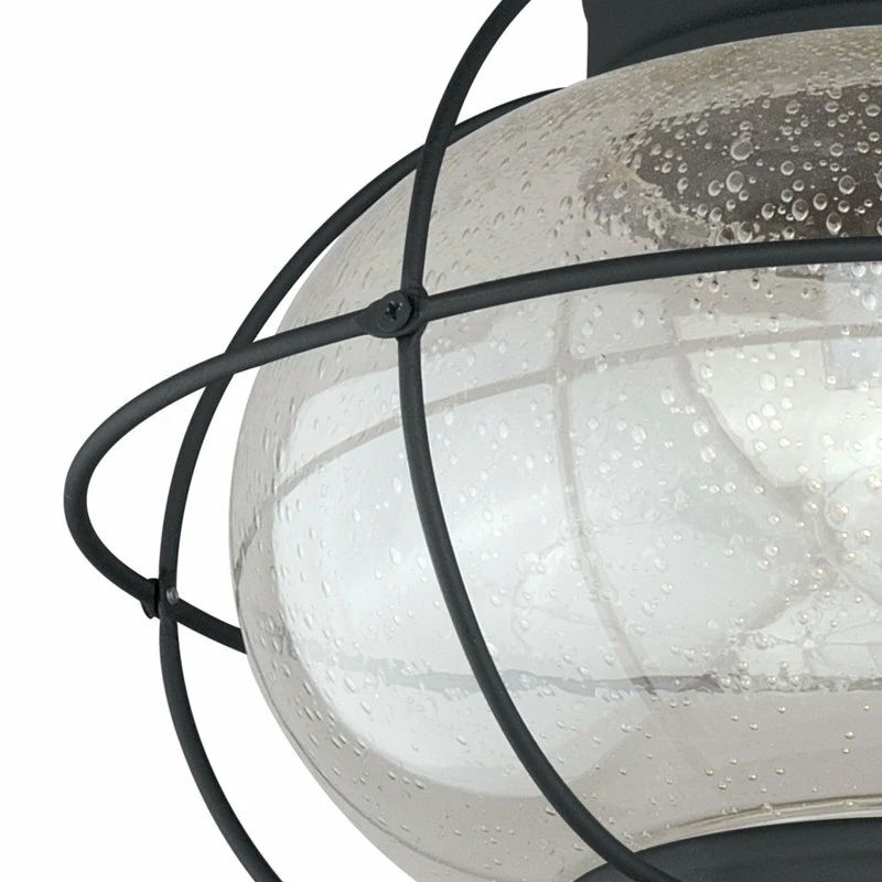 Deals π₯ Vaxcel Chatham 13" Outdoor Semi-Flush Mount Light, Textured Black π - Image 4