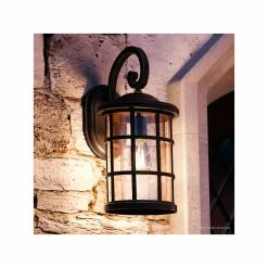 New 🤩 Urban Ambiance Luxury Craftsman Bronze Outdoor Wall Light, Medium, UQL1045, Vienna Collection 👍