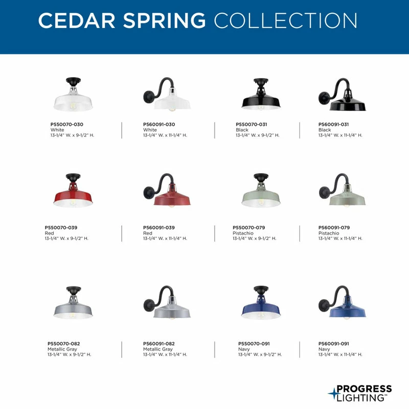 Deals ๐ Progress Lighting Cedar Springs Collection Pistachio 1-Light Semi-Flush Mount ๐ - Image 4