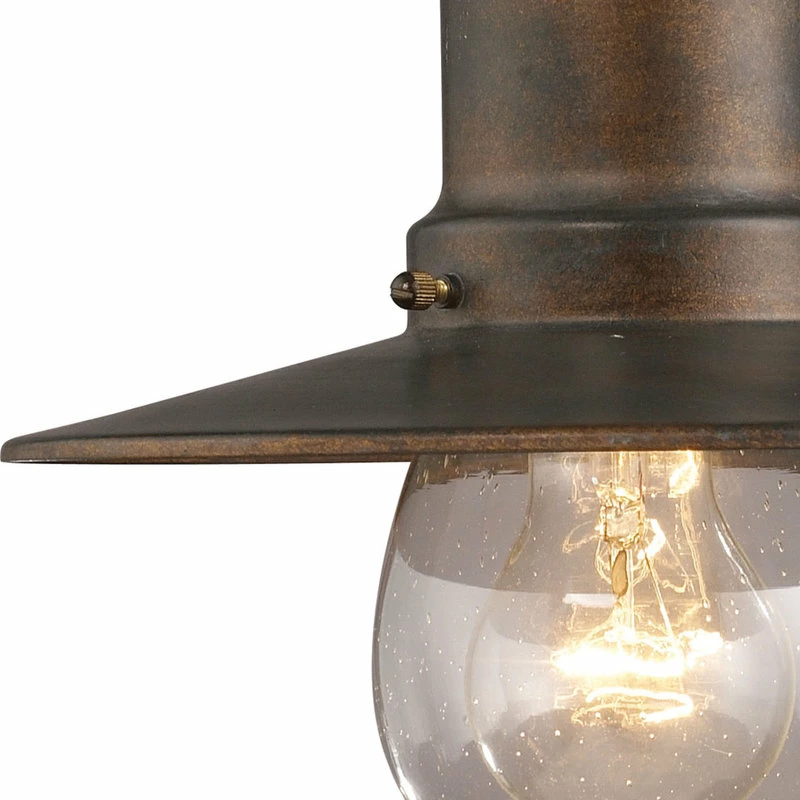 Coupon ๐ Elk Home Maritime 1-Light Wall Bracket, Hazelnut Bronze And Clear Seeded Glass ๐ - Image 4