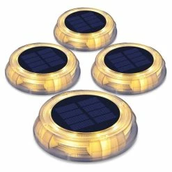 Deals 💯 ELEDing 4-light Deco LED Garden Pool Porch Waterproof Light In Warm White ✨