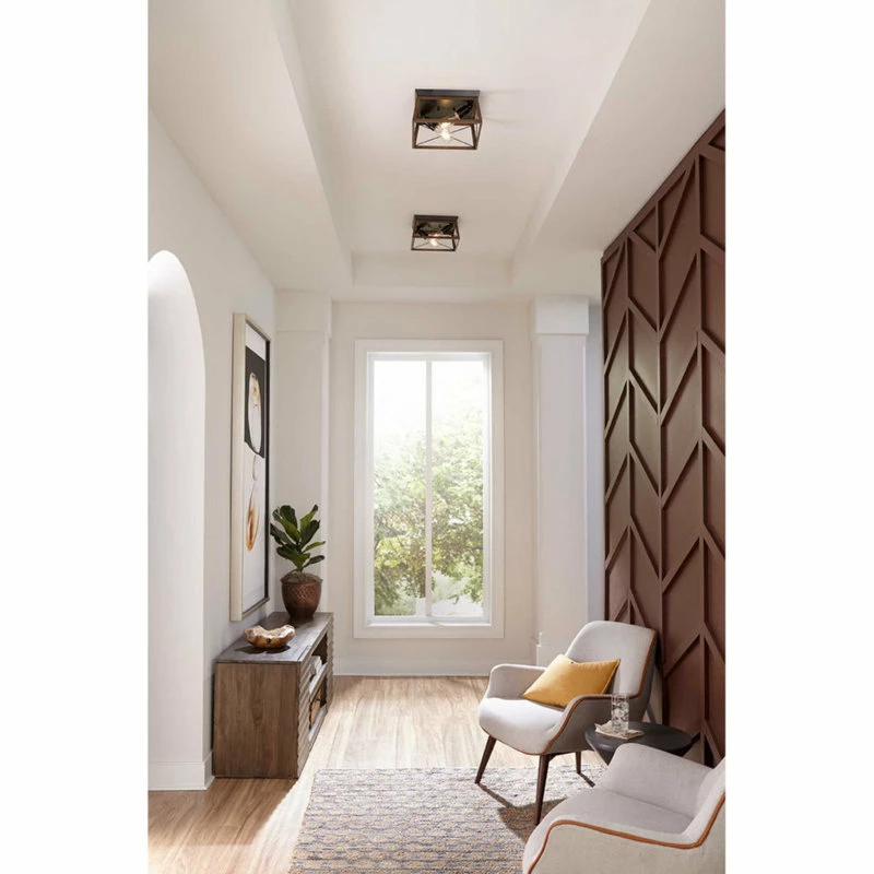 Hot Sale ⭐ Progress Lighting Briarwood Collection Two-Light Flush Mount 🌟 - Image 3