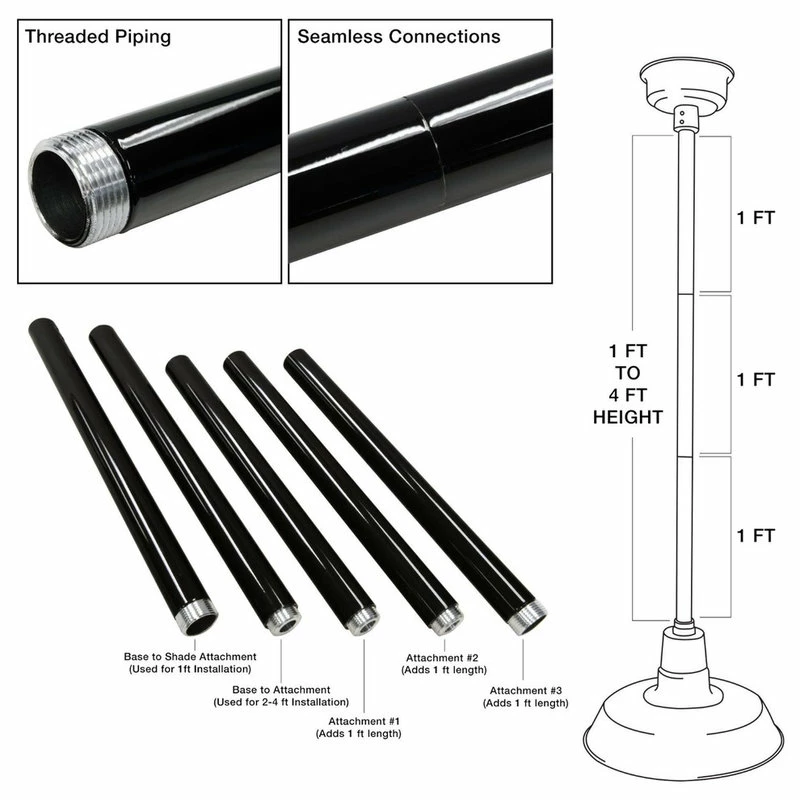 Best deal ๐ Cocoweb Inc. Peony LED Pendant Barn Light, Adjustable Cord, Red, 10" ๐ - Image 4