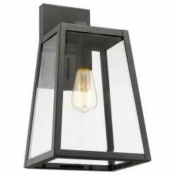 Brand new 🎁 CHLOE Lighting, Inc. CHLOE Lighting XANDRA 1-Light Textured Black Outdoor Wall Sconce 16" ❤️