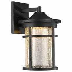 Cheap ๐ CHLOE Lighting, Inc. Frontier Transitional LED Textured Outdoor Wall Sconce, Black, 15" Height ๐