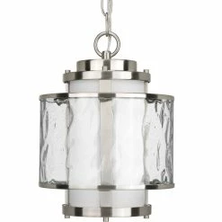 Deals 💯 Progress Lighting 1-Light Hanging Lantern, Brushed Nickel 😍