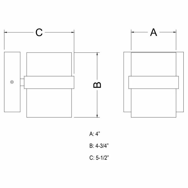 New ๐คฉ Vaxcel Lavage 5"H LED Outdoor Wall Light ๐ - Image 2
