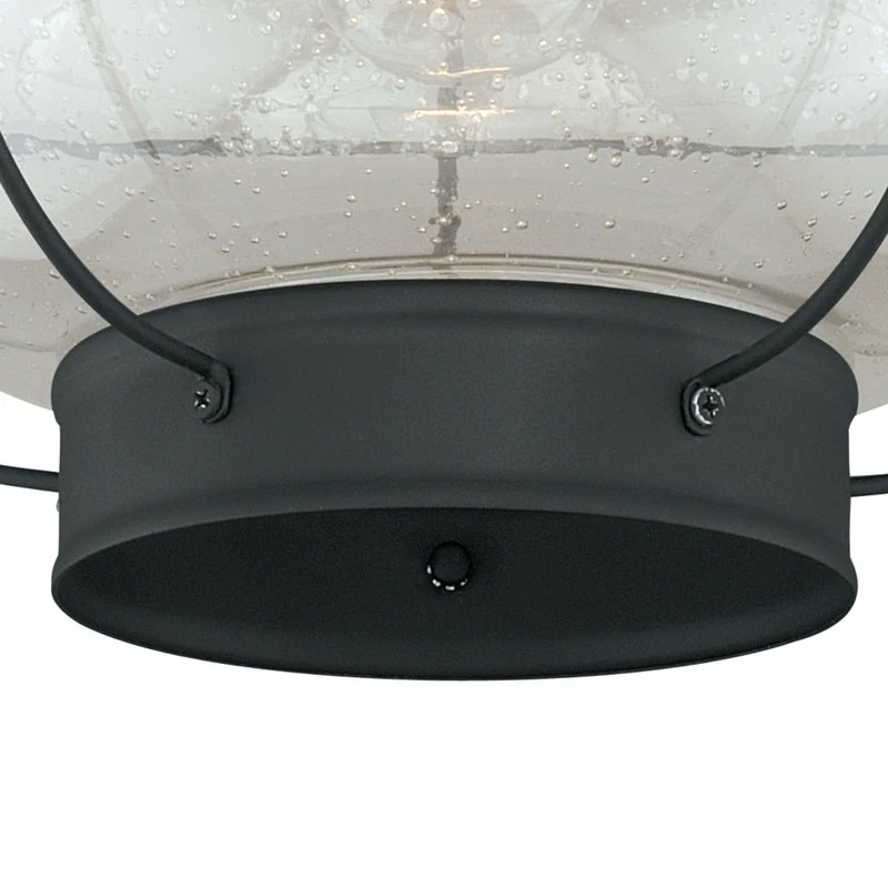 Deals π₯ Vaxcel Chatham 13" Outdoor Semi-Flush Mount Light, Textured Black π - Image 3