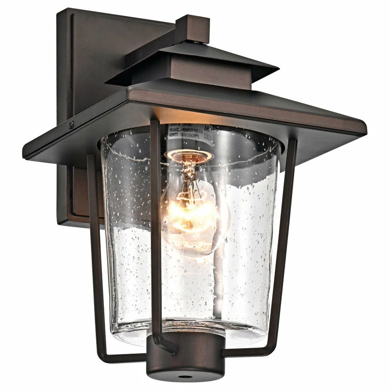 Deals โค๏ธ CHLOE Lighting, Inc. Thomas Transitional 1 Light Rubbed Bronze Outdoor Wall Sconce 12" Height ๐ฅ