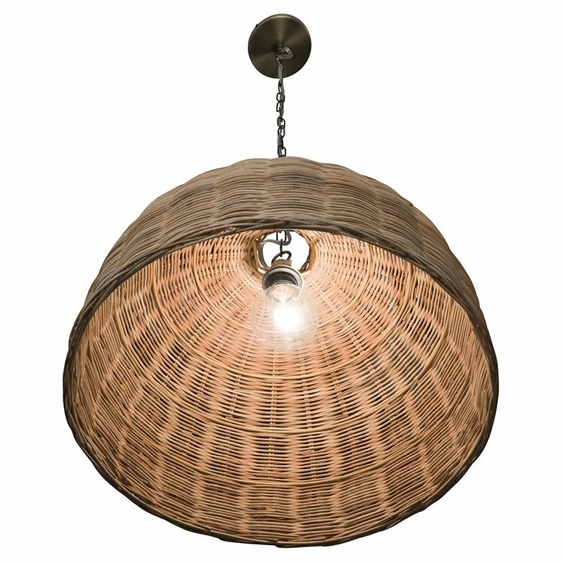 Deals ๐คฉ KOUBOO Panay Wicker Dome Pendant Lamp, Natural ๐ - Image 3