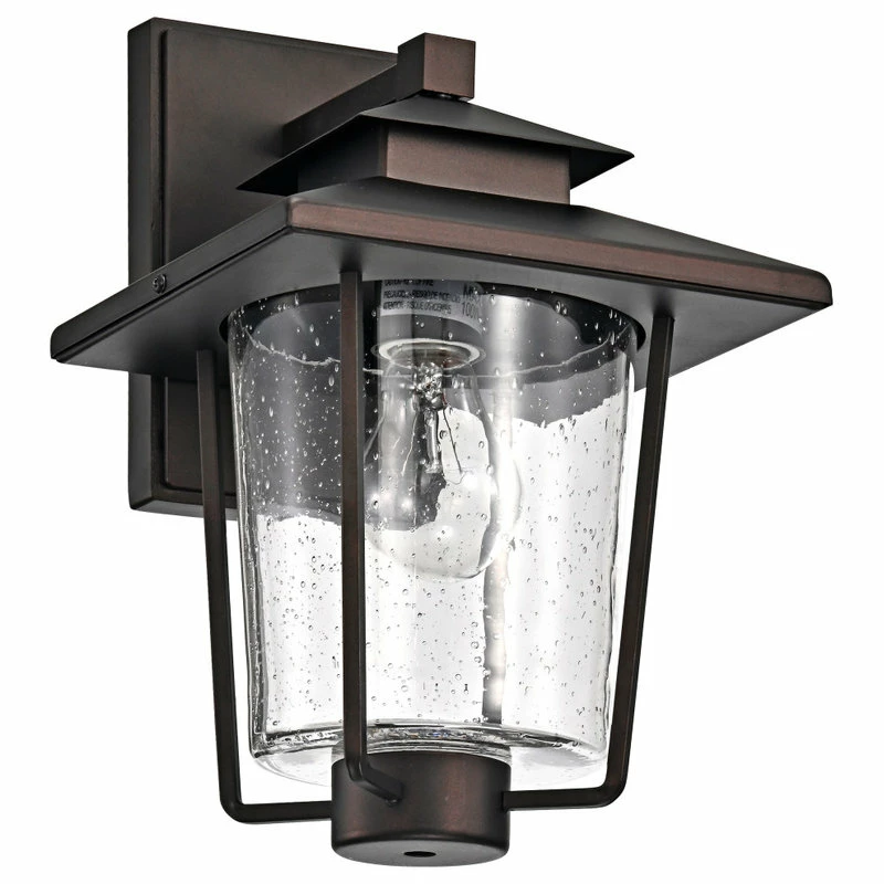 Deals โค๏ธ CHLOE Lighting, Inc. Thomas Transitional 1 Light Rubbed Bronze Outdoor Wall Sconce 12" Height ๐ฅ - Image 2