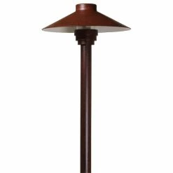 Discount 🥰 Best Pro Lighting LED Landscape Light Small Mushroom BPL309 In Rust Finish 👍