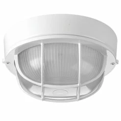 Cheapest 😀 Progress Lighting 1-Light Flush Mount 7-7/8"W, White 😍