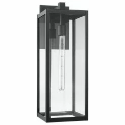 Deals 🧨 Lighting Favorites Modern 1 Light Outdoor Aluminum Wall Light In Black 🤩