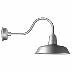 Coupon 🎉 Cocoweb Inc. 18" Oldage LED Sconce Light With Contemporary Arm, Galvanized Silver 🌟