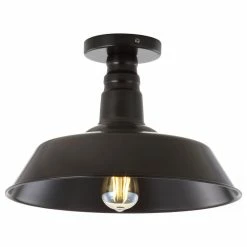 Best deal ✨ JONATHAN Y Camila 14" 1-Light Indoor/Outdoor LED Semi Flush Mount, Oil Rubbed Bronze 👍