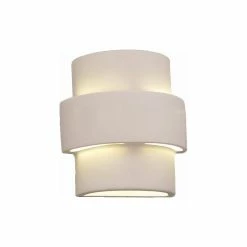 Budget 😉 AmeriTec Lighting Caldwell Outdoor Wall Light, Paintable Bisque, Open Top 😀