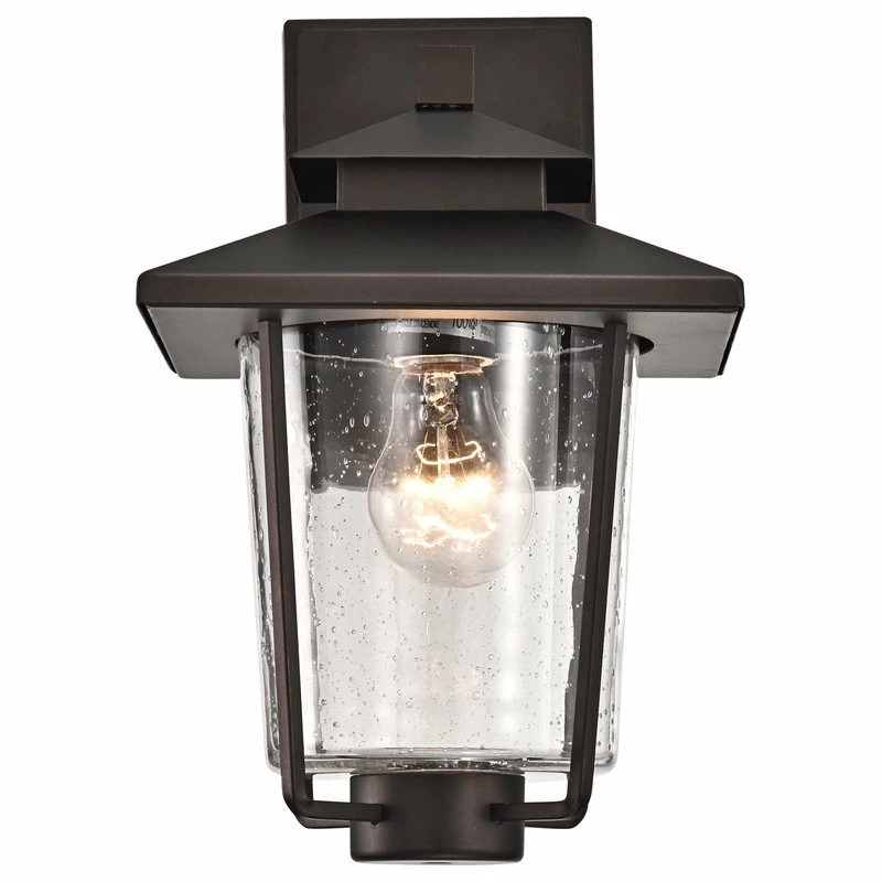 Deals โค๏ธ CHLOE Lighting, Inc. Thomas Transitional 1 Light Rubbed Bronze Outdoor Wall Sconce 12" Height ๐ฅ - Image 3