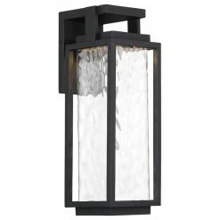 Budget ๐ Modern Forms Two If By Sea 18"Outdoor Wall-Light 3000K, Black โ๏ธ