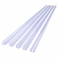 Buy 🛒 Yescom Delight 5-Pieces 39"x1/2" Channel Mounting Holder For 9/16" LED Neon Flex Strip ❤️