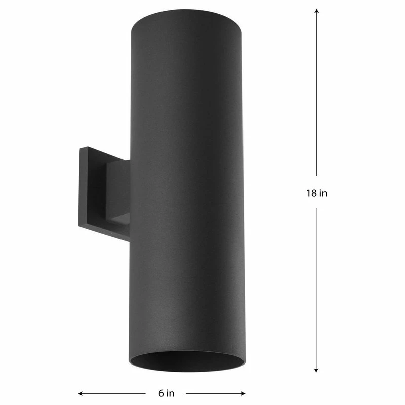 Discount ๐ Progress Lighting 2-Light Wall Lantern, Black ๐ - Image 7