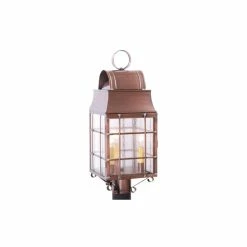 Top 10 🎁 Saving Shepherd Outdoor Colonial Post Lantern With Handmade Bars, Antique Copper 🧨