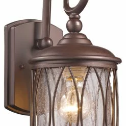 Wholesale ✨ CHLOE Lighting, Inc. Dinadan 1 Light Rubbed Bronze Outdoor Wall Sconce 13" High 😉