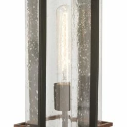 Outlet 🤩 Minka Aire Minka Lavery San Marcos 72496-68 1 Light Outdoor Post Mount, Black 🎉