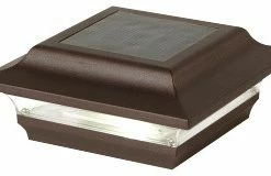 Wholesale 👍 Classy Caps - Imperial Bronze Solar Post Cap For 4x4 Post Imperial Bronze Solar Post Cap For 4x4 Post ⌛