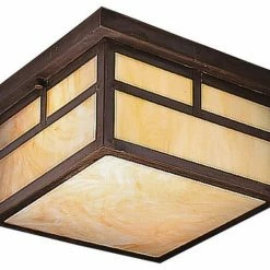 Buy ⌛ Bailey Street Home La Mesa - 2 Light Flush Mount - Arts And Crafts/Mission Inspirations - 6.25 🛒
