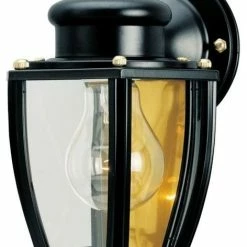 Outlet 🛒 Westinghouse Lighting Corp Westinghouse 66961 One-Light Exterior Wall Lantern, Matte Black Finish 💯
