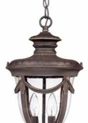 Brand new ❤️ Satco Products Nuvo 60/2048 Philippe 2-Light Belgium Bronze Outdoor Hanging Lantern 🔥