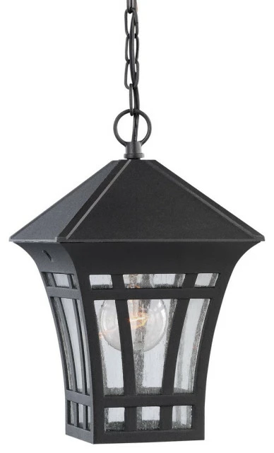 Flash Sale π Sea Gull Lighting Sea Gull Herrington 1-Light Outdoor Pendant 69131-12, Black π§¨