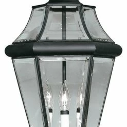 Outlet ✔️ Livex Lighting Inc. Georgetown Outdoor Post Head, Black 🌟