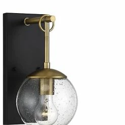 Buy 🔔 Trade Winds Lighting Trade Winds Campana Outdoor Wall Light In Oil Rubbed Bronze With Brass Accents 🎉