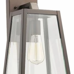 Outlet ⭐ CHLOE Lighting, Inc. Leodegrance 1 Light Black Outdoor Wall Sconce 14" High, Rubbed Bronze 😍